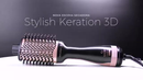 Escova Secadora Gama Stylish Keration Brush 3D 1300W Bivolt