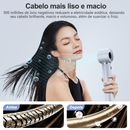 GOKOCO Secador De Cabelo Com 5 Em 1 GD023 Escova Magnético Multifuncional De Alta Velocidade Com Alisar Enrolar Hot Air