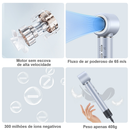 GOKOCO Secador De Cabelo Com 5 Em 1 GD023 Escova Magnético Multifuncional De Alta Velocidade Com Alisar Enrolar Hot Air