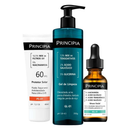 Principia Kit Anti-Acne Trio Gel de Limpeza GL-01 + Sérum Mix-01 + Protetor Solar Facial PS-01