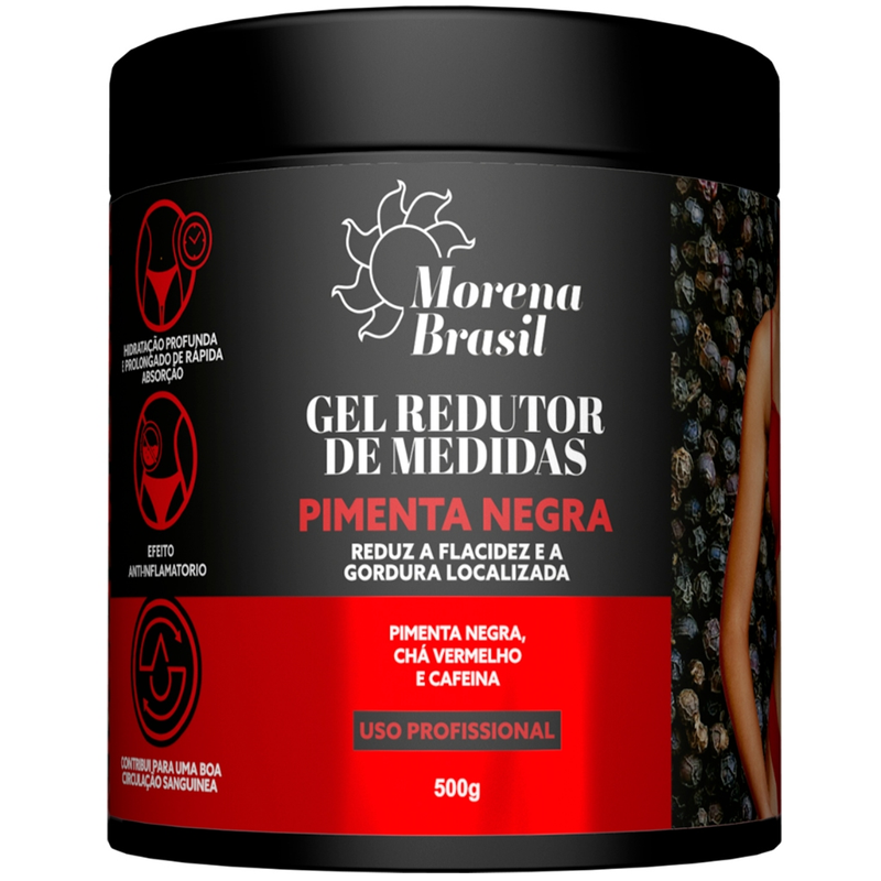 Gel Redutor Pimenta Negra Morena Brasil