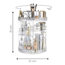 Organizador de maquiagem Giratório 360º Acrílico Suporte de Cosméticos