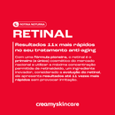 Kit Creamy Skincare Duo Anti-Idade - Sérum Anti idade - Retinal + Gel Creme Hidratante Facial Calming Cream