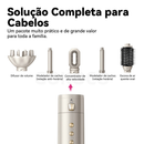 GOKOCO 5 Em 1 Escova De Secador Multifuncional Conjunto De Cabelo De Alta Velocidade Para Alisamento E Ondulação