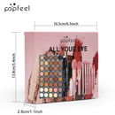 Conjunto de maquiagem POPFEEL com 12 peças, incluindo paleta de sombras + delineador/lápis de sobrancelha, máscara e